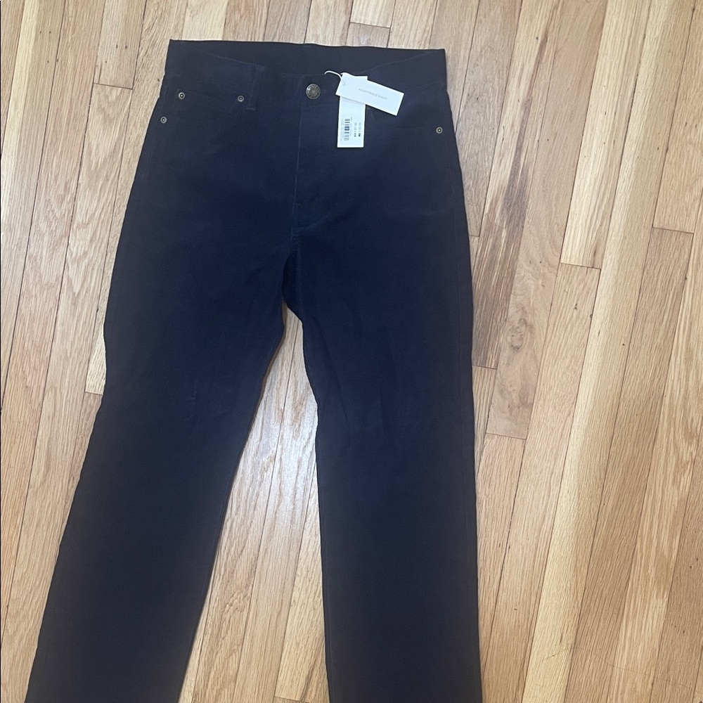 Boys’ Janie and Jack navy corduroy pants.
